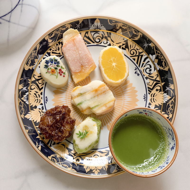 茶道の和菓子と器